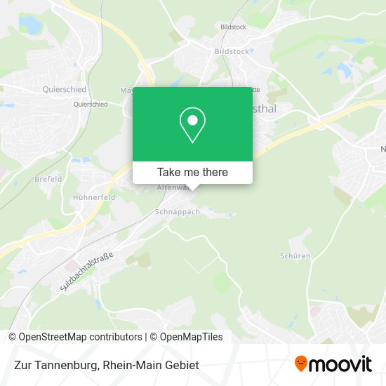 Карта Zur Tannenburg