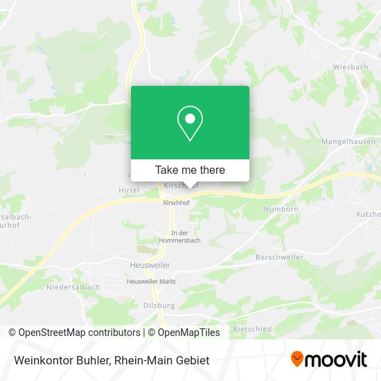 Карта Weinkontor Buhler