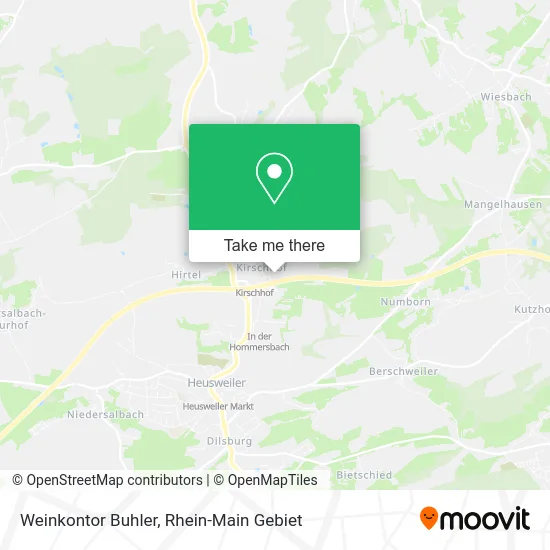 Карта Weinkontor Buhler