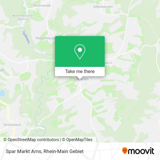 Карта Spar Markt Arns