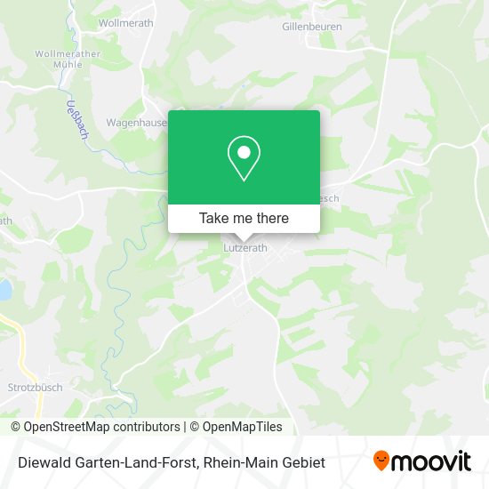 Карта Diewald Garten-Land-Forst