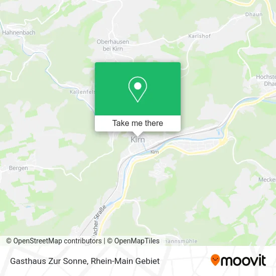 Карта Gasthaus Zur Sonne