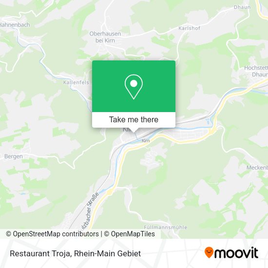 Карта Restaurant Troja
