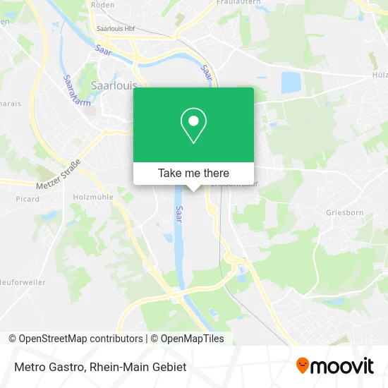 Карта Metro Gastro