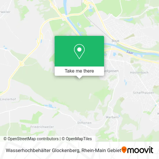 Карта Wasserhochbehälter Glockenberg