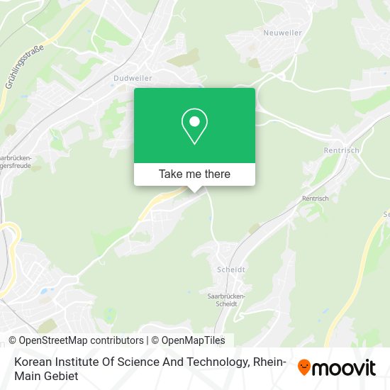 Карта Korean Institute Of Science And Technology