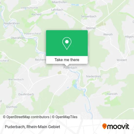 Puderbach map