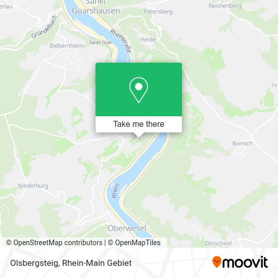 Карта Olsbergsteig