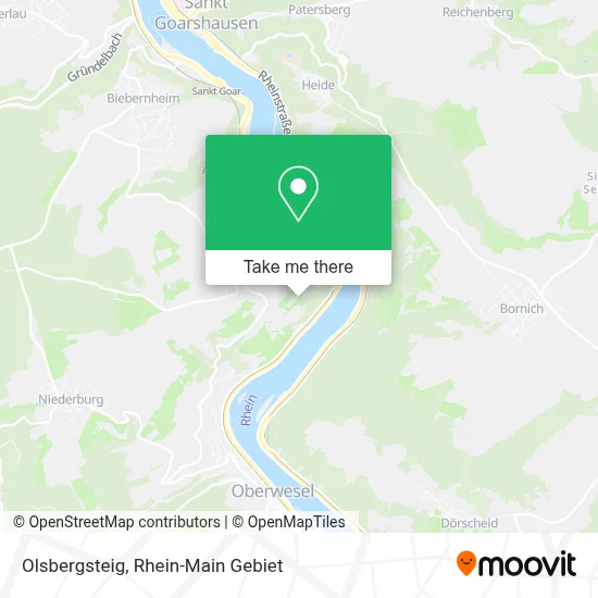 Olsbergsteig map
