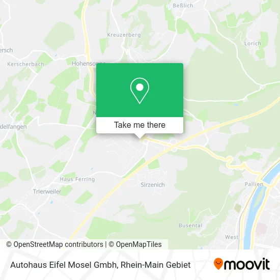 Карта Autohaus Eifel Mosel Gmbh