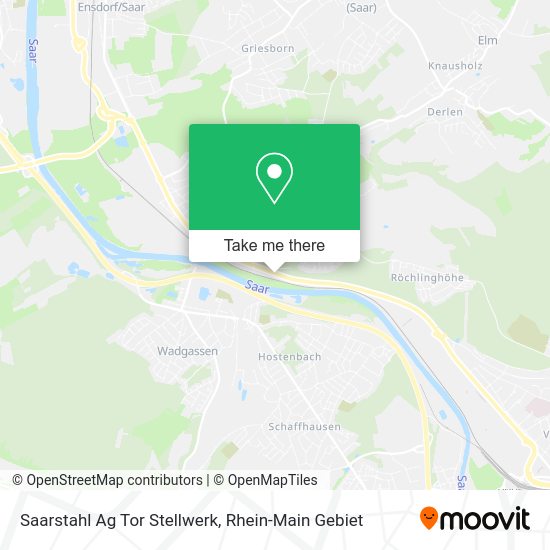 Карта Saarstahl Ag Tor Stellwerk