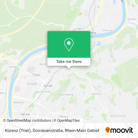 Карта Kürenz (Trier), Domänenstraße