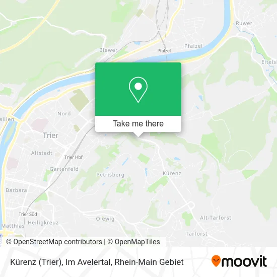 Карта Kürenz (Trier), Im Avelertal