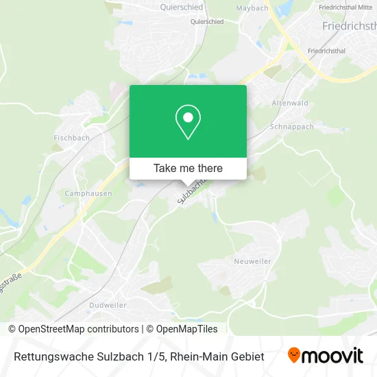 Карта Rettungswache Sulzbach 1/5