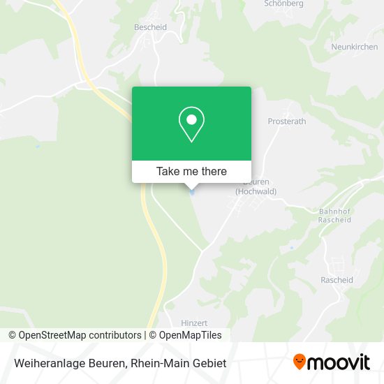 Карта Weiheranlage Beuren