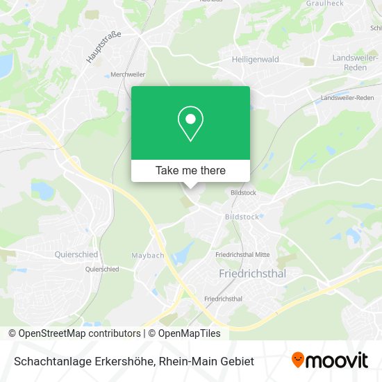 Карта Schachtanlage Erkershöhe