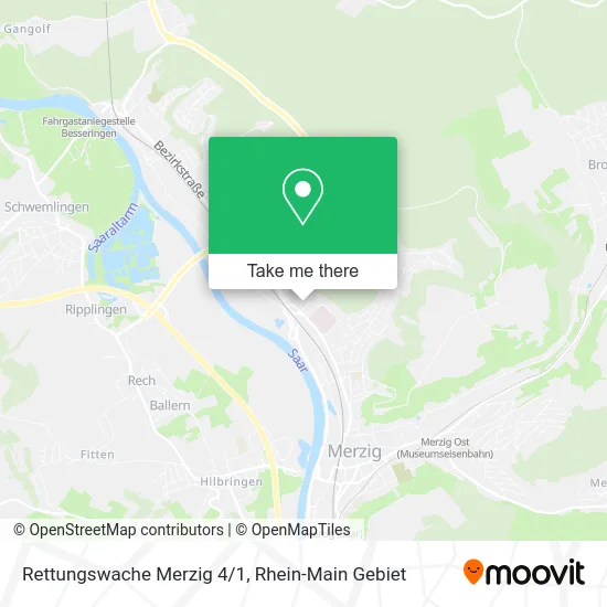 Карта Rettungswache Merzig 4/1