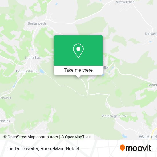 Tus Dunzweiler map