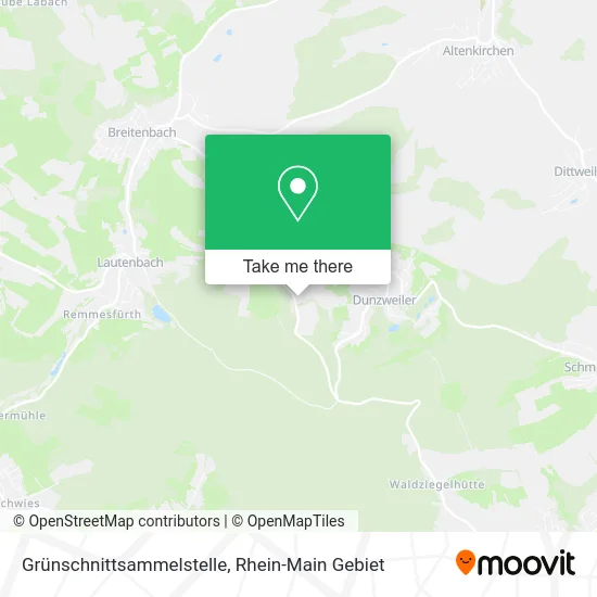 Карта Grünschnittsammelstelle