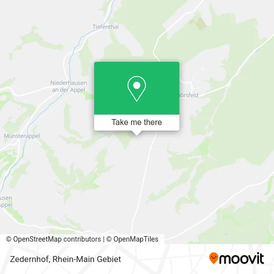 Карта Zedernhof