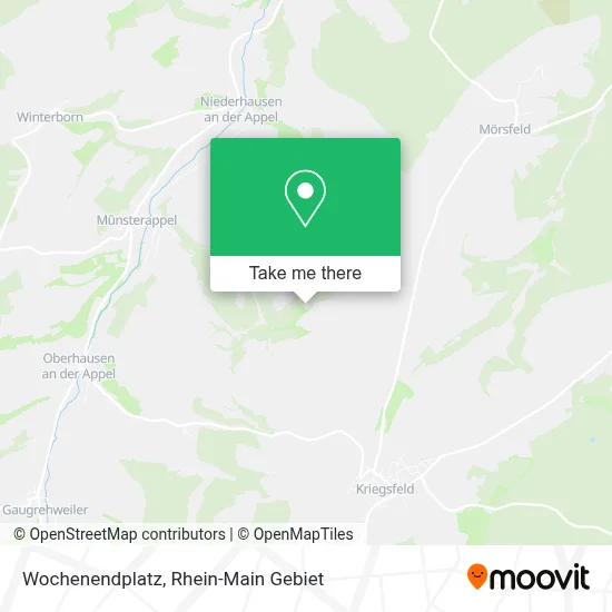 Wochenendplatz map
