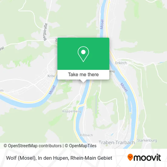 Карта Wolf (Mosel), In den Hupen