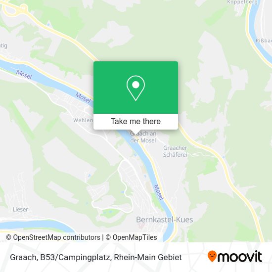 Карта Graach, B53/Campingplatz