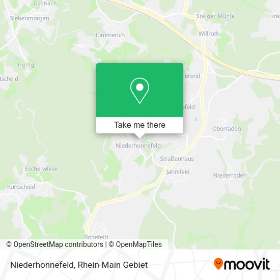 Карта Niederhonnefeld