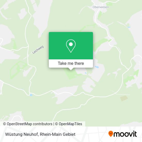 Карта Wüstung Neuhof