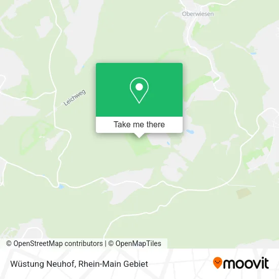 Wüstung Neuhof map