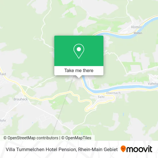 Карта Villa Tummelchen Hotel Pension