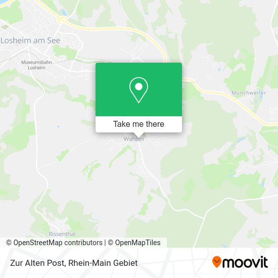Карта Zur Alten Post