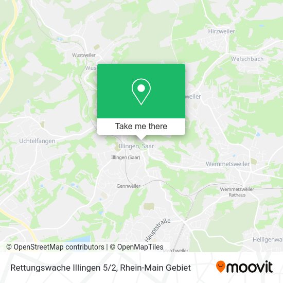 Карта Rettungswache Illingen 5/2