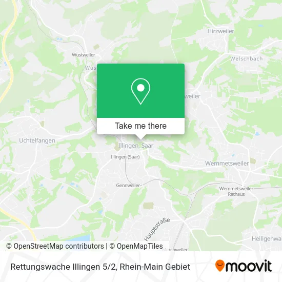 Карта Rettungswache Illingen 5/2
