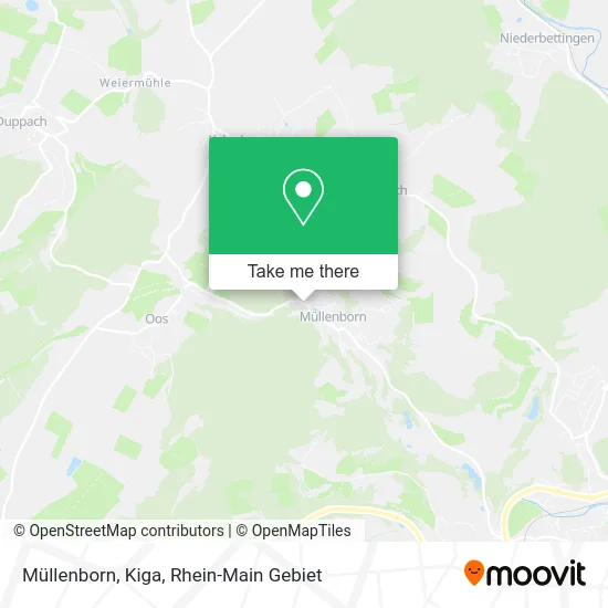 Карта Müllenborn, Kiga