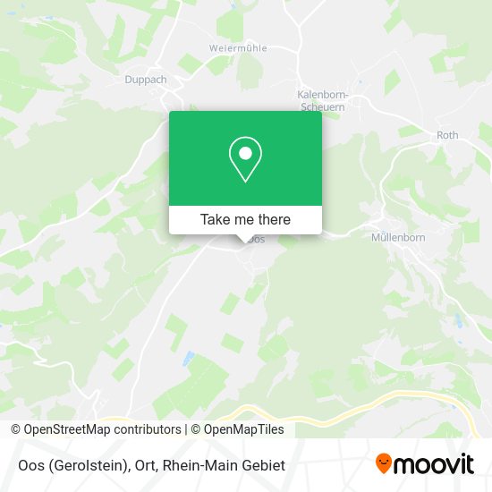 Карта Oos (Gerolstein), Ort