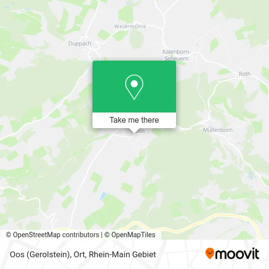 Карта Oos (Gerolstein), Ort