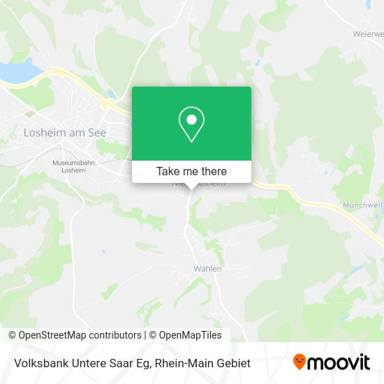 Карта Volksbank Untere Saar Eg