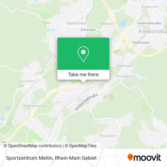 Карта Sportzentrum Mellin