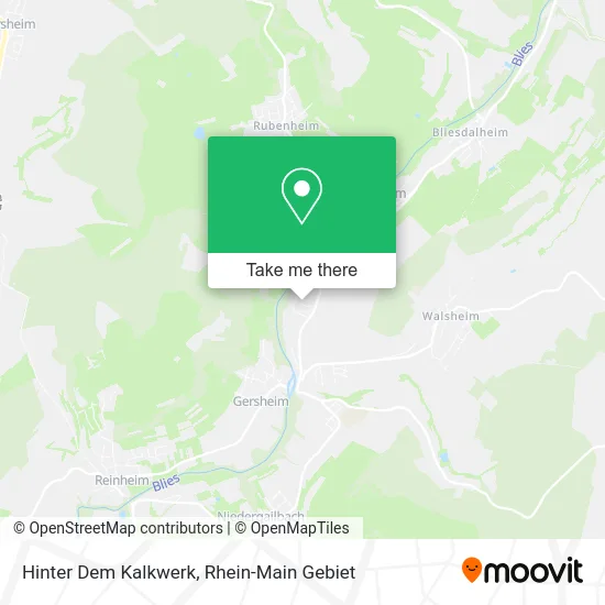 Карта Hinter Dem Kalkwerk