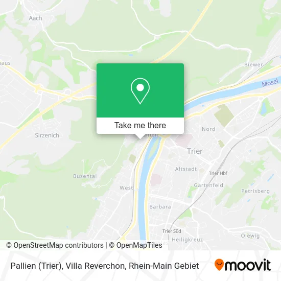 Pallien (Trier), Villa Reverchon map