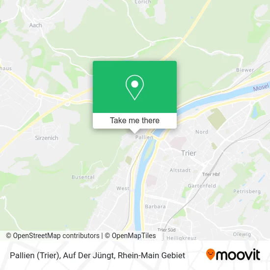 Карта Pallien (Trier), Auf Der Jüngt