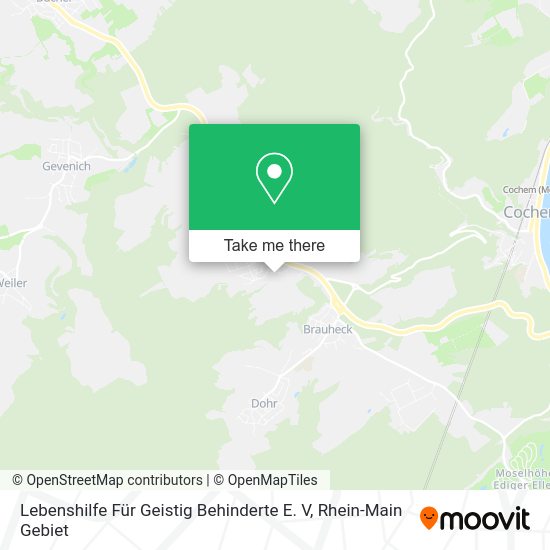 Карта Lebenshilfe Für Geistig Behinderte E. V