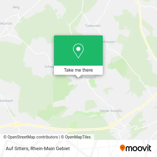 Карта Auf Sitters