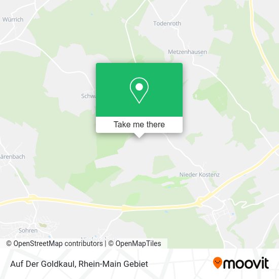Карта Auf Der Goldkaul