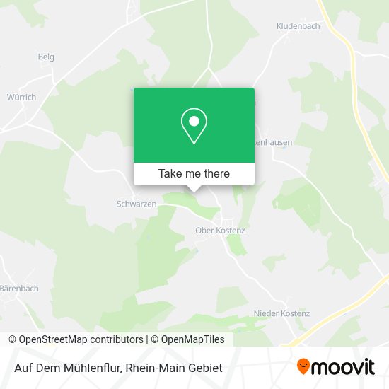 Карта Auf Dem Mühlenflur