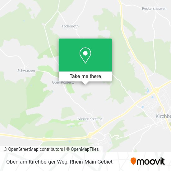 Карта Oben am Kirchberger Weg