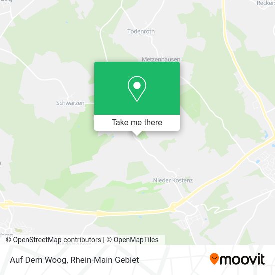 Карта Auf Dem Woog