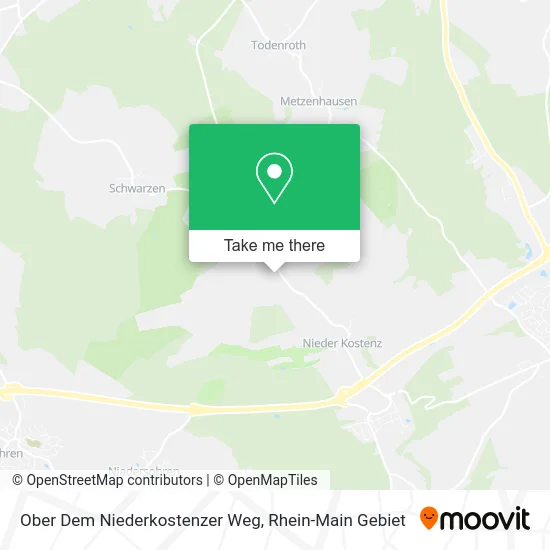 Карта Ober Dem Niederkostenzer Weg