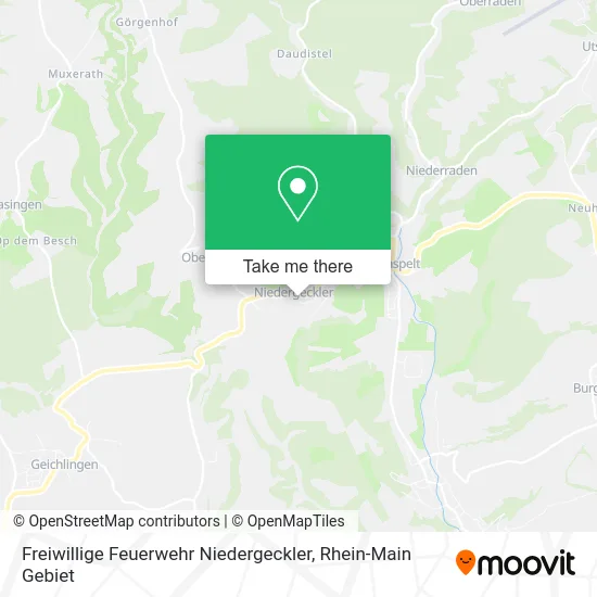 Карта Freiwillige Feuerwehr Niedergeckler